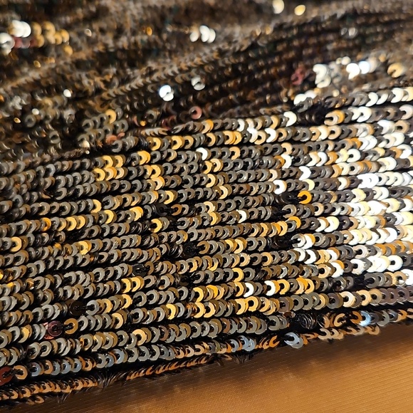 Express Silver & Gold Sequin Blazer - Picture 3 of 5